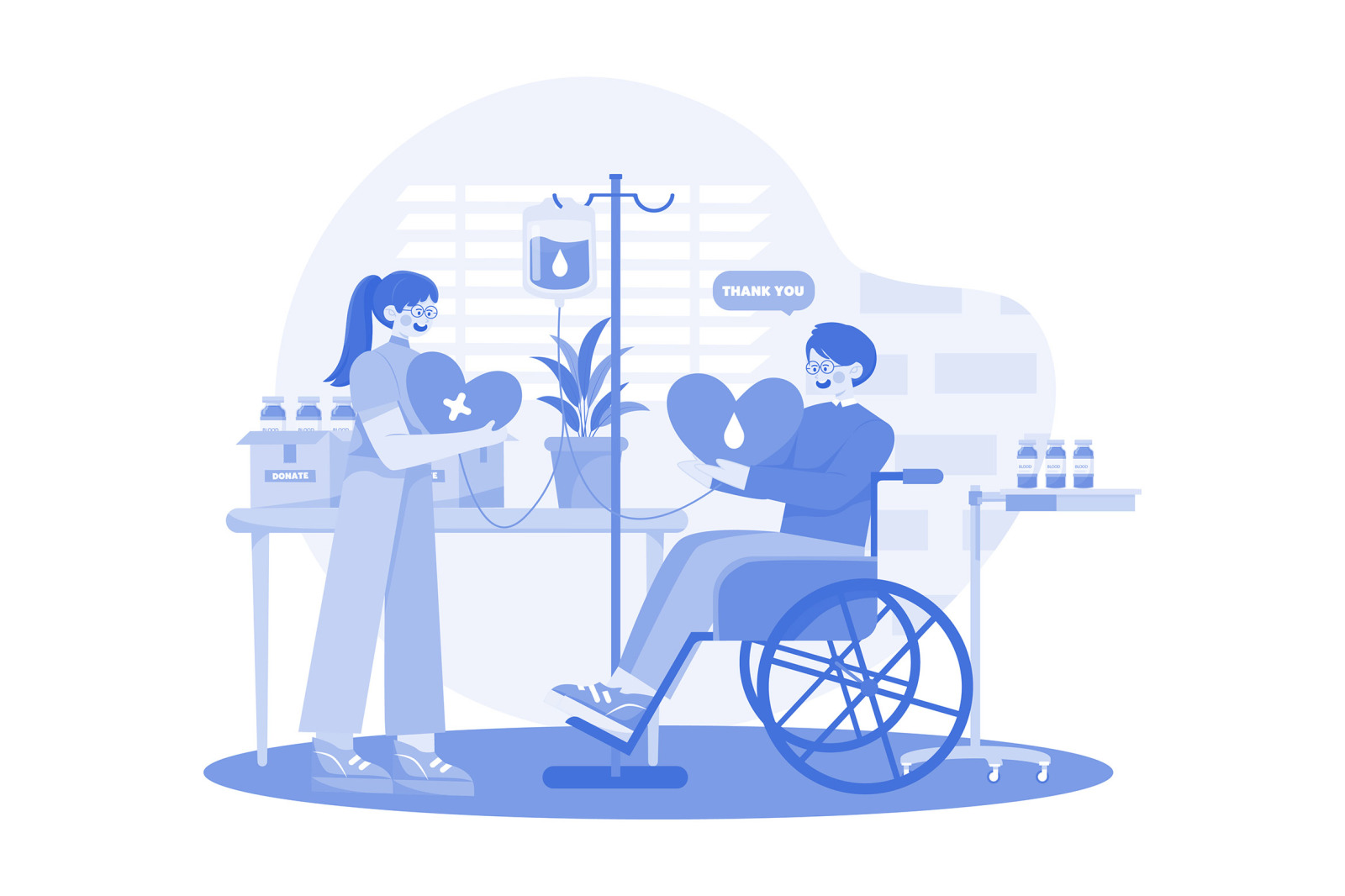 M671_Charity and Donation Illustration Pack M671_Charity and Donation Illustration Pack