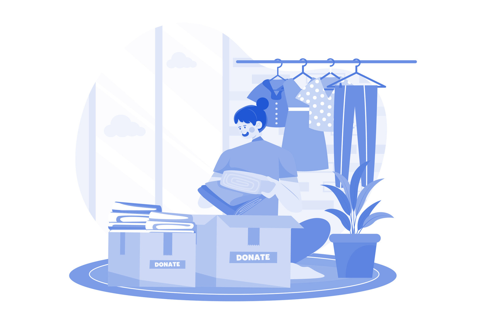 M671_Charity and Donation Illustration Pack M671_Charity and Donation Illustration Pack