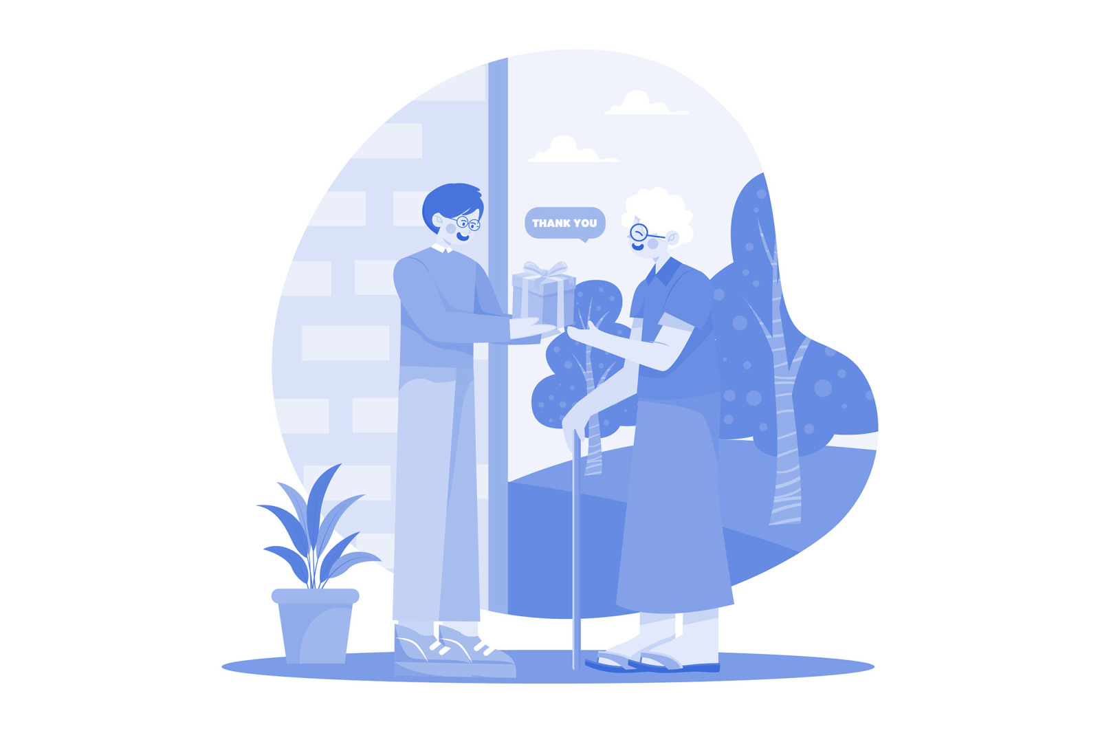 M671_Charity and Donation Illustration Pack M671_Charity and Donation Illustration Pack