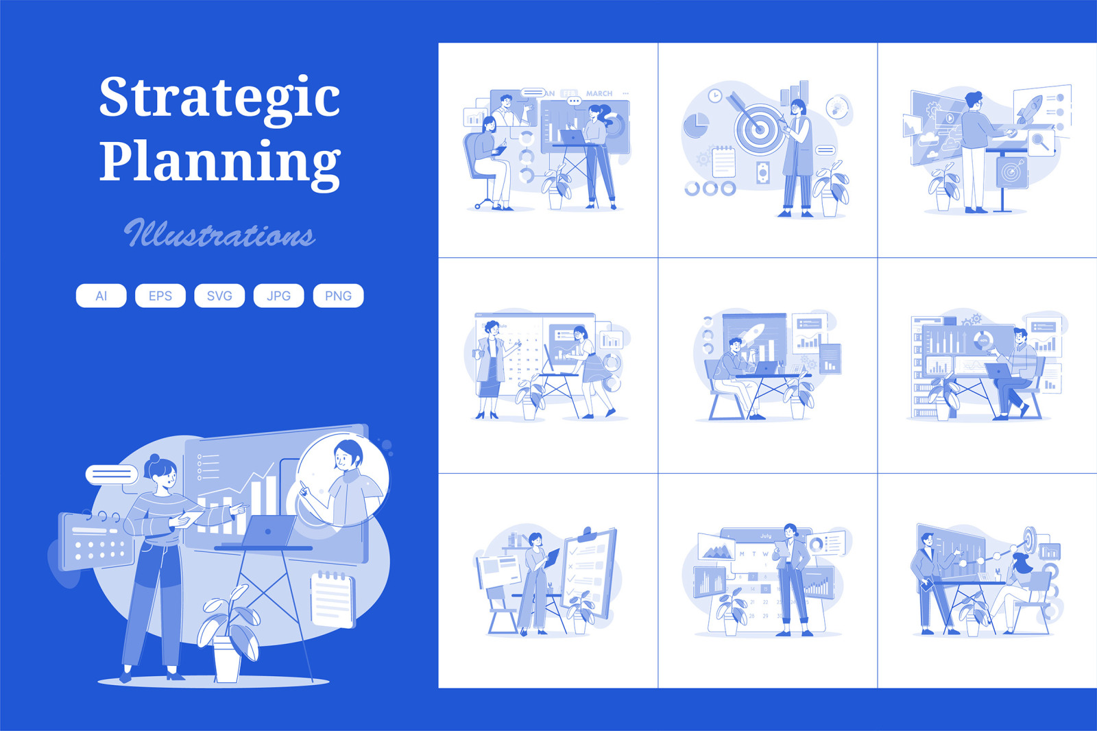 M670_Strategic Planning Illustration Pack M670_Strategic Planning Illustration Pack