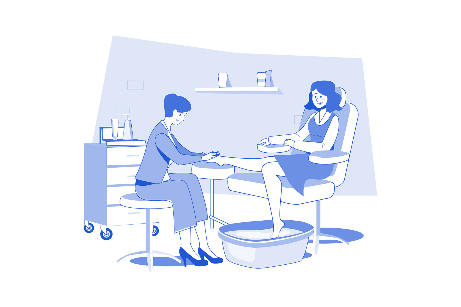 M669_Beauty Salon & Spa Illustration Pack M669_Beauty Salon & Spa Illustration Pack