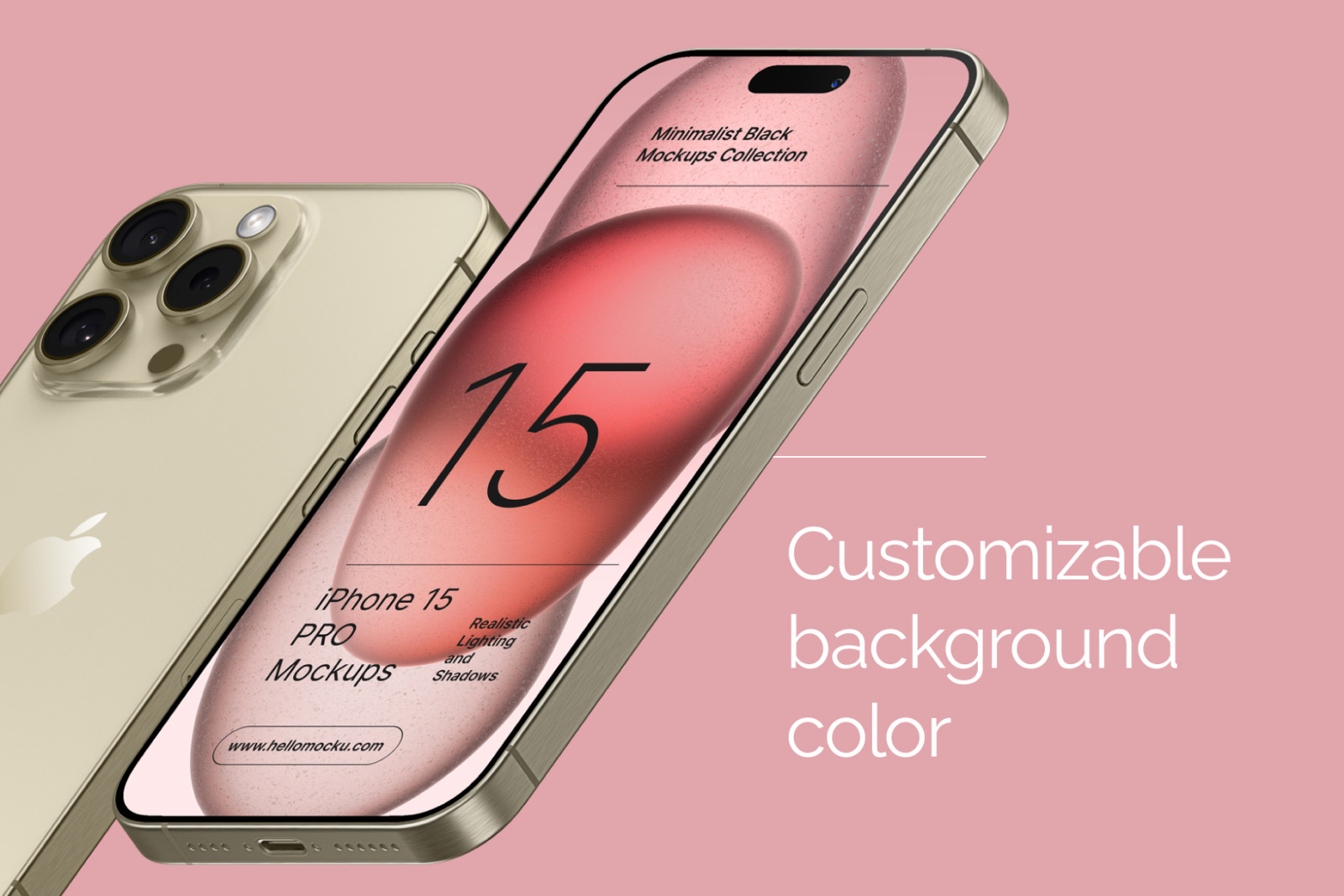 iPhone 15 PRO - Mockup Collection