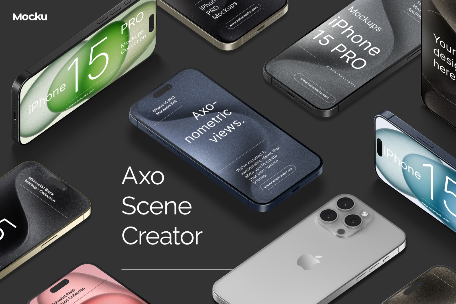 iPhone 15 PRO - Mockup Collection