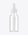 Clear Glass Dropper Bottle Mockup