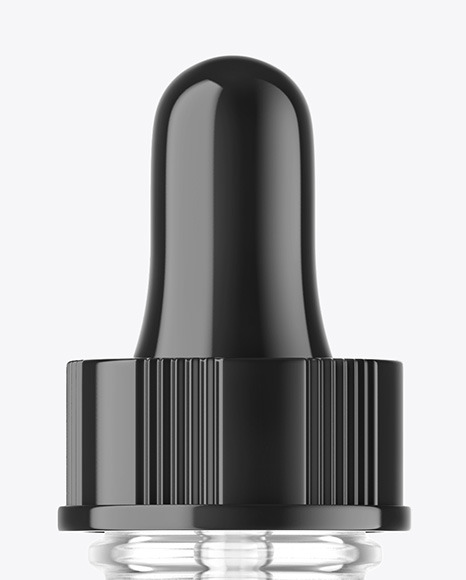 Clear Glass Dropper Bottle Mockup