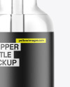 Clear Glass Dropper Bottle Mockup
