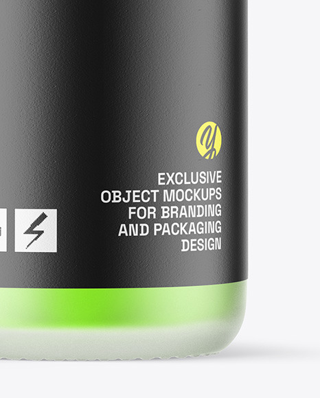 Frosted Glass Dropper Bottle Mockup Frosted Glass Dropper Bottle Mockup