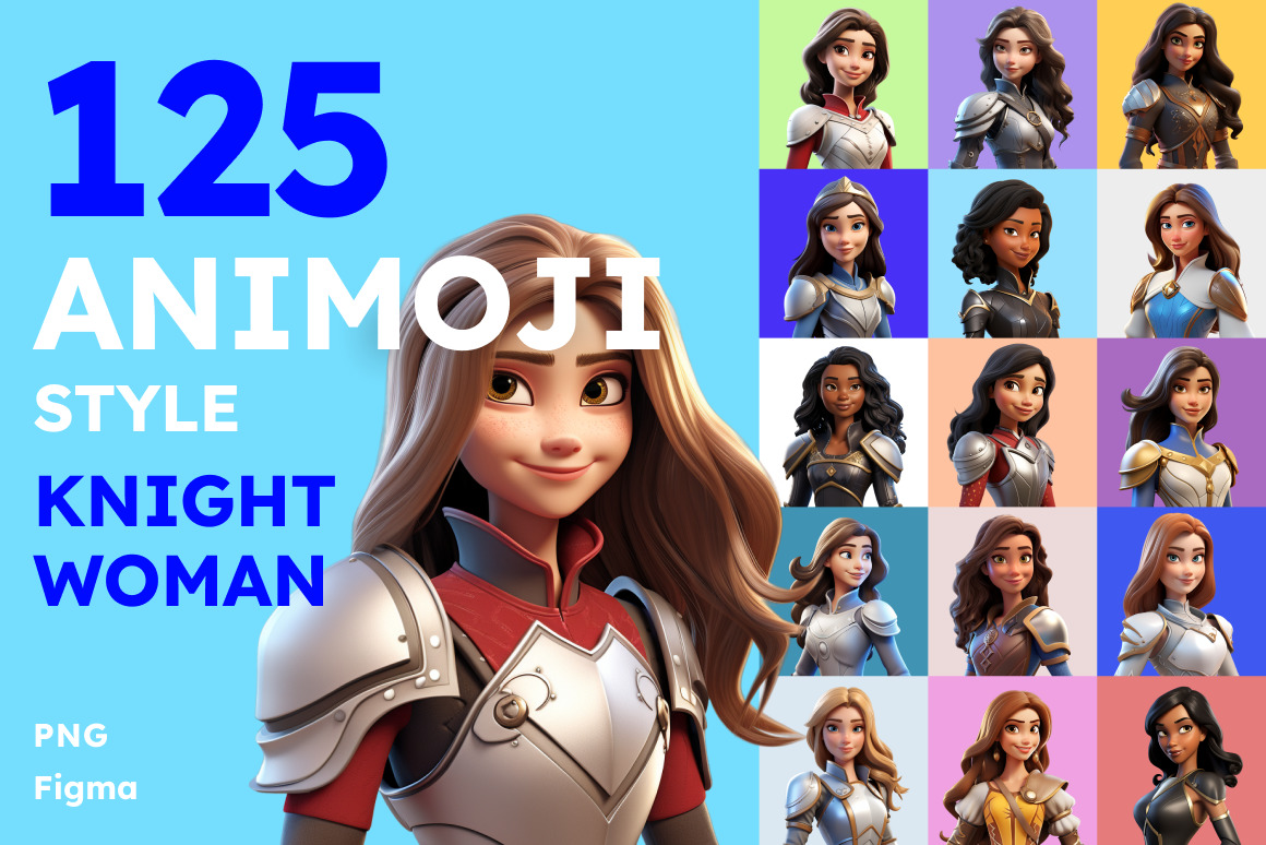 125 Animoji - Knight Woman