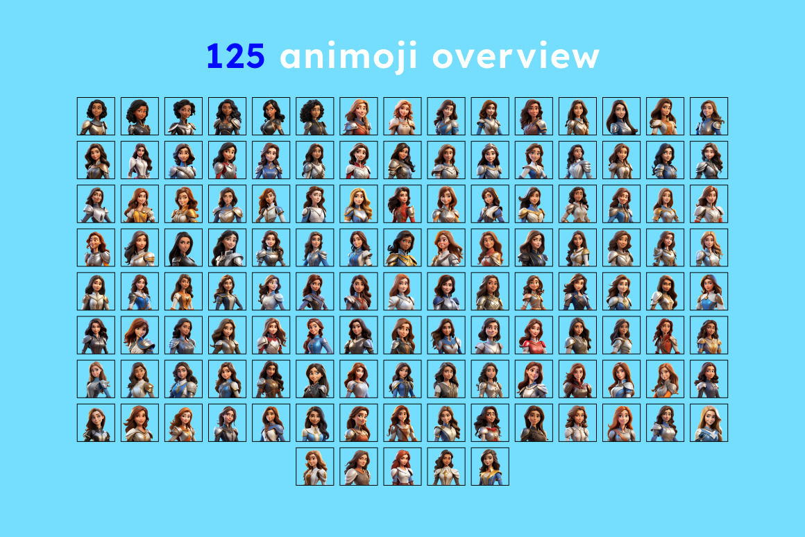 125 Animoji - Knight Woman