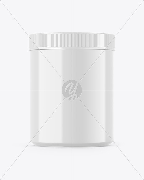 Glossy Jar Mockup