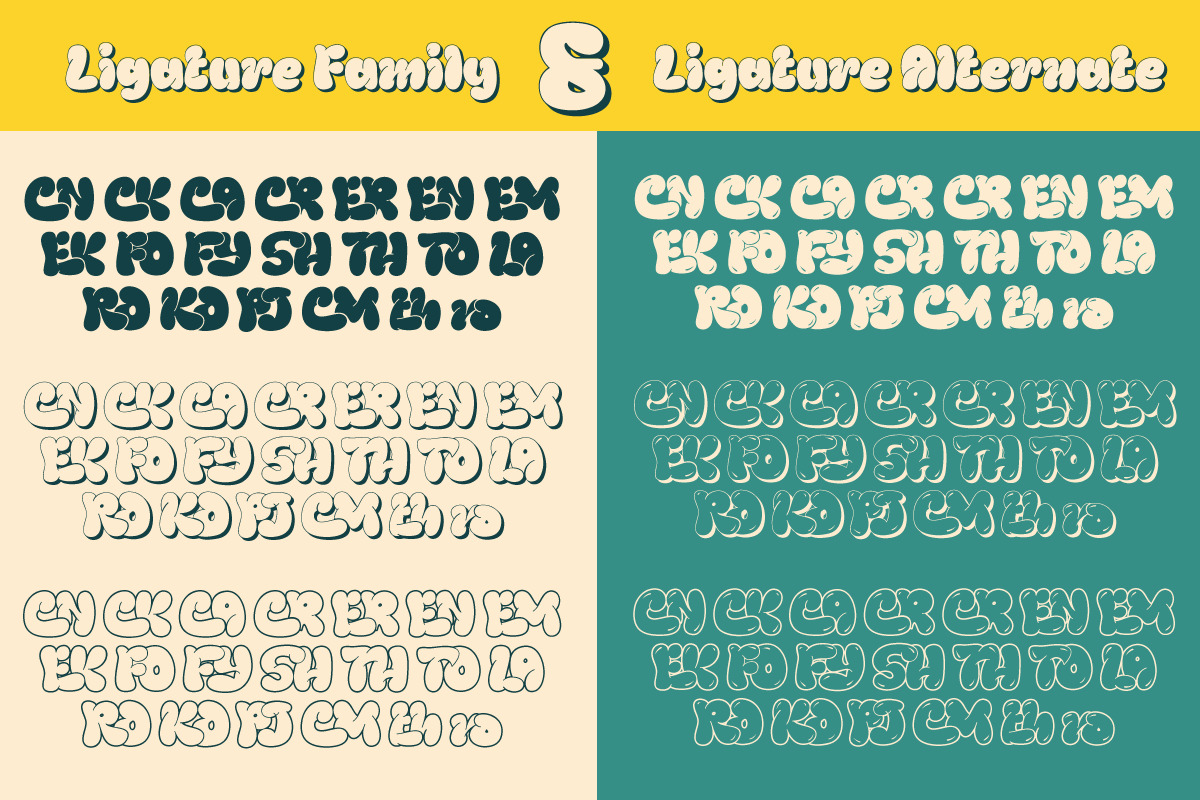 Thurof - Bubble Font Thurof - Bubble Font