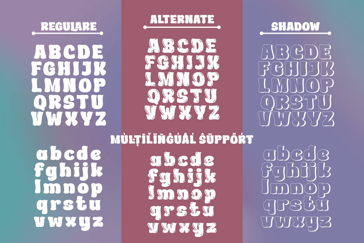 Milayu - Groovy Font Milayu - Groovy Font
