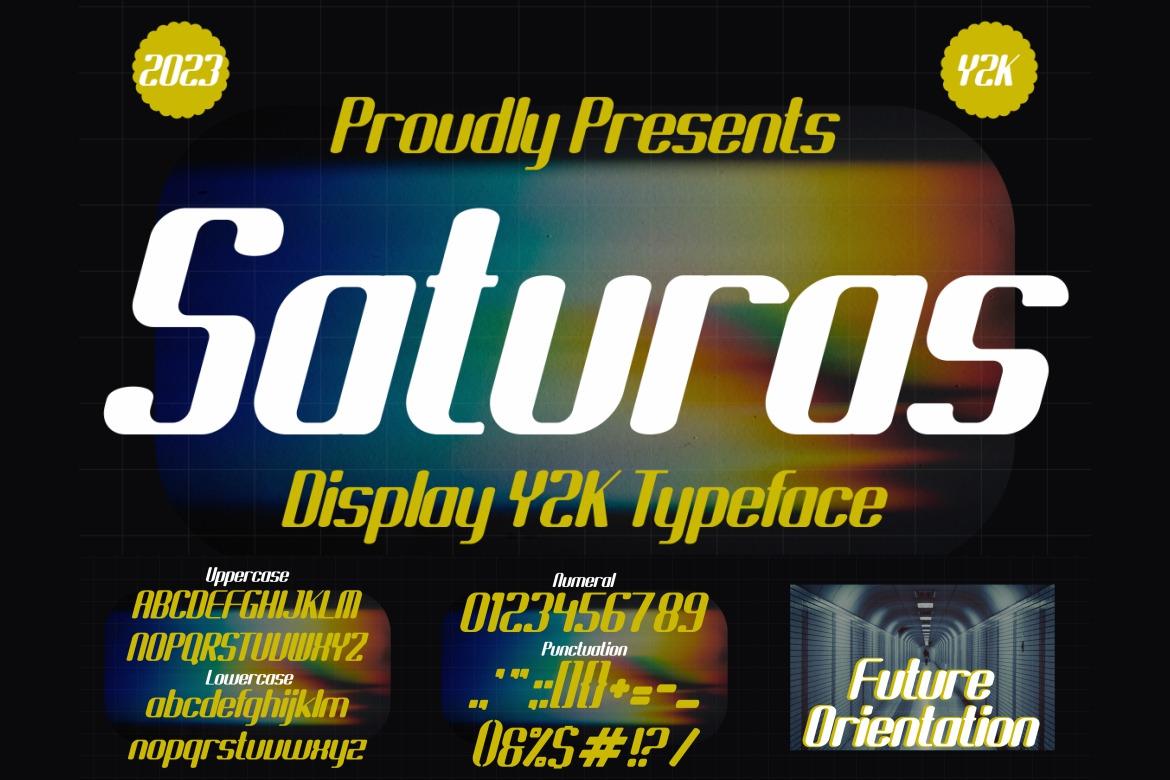 Modern Y2K Font Bundle Modern Y2K Font Bundle