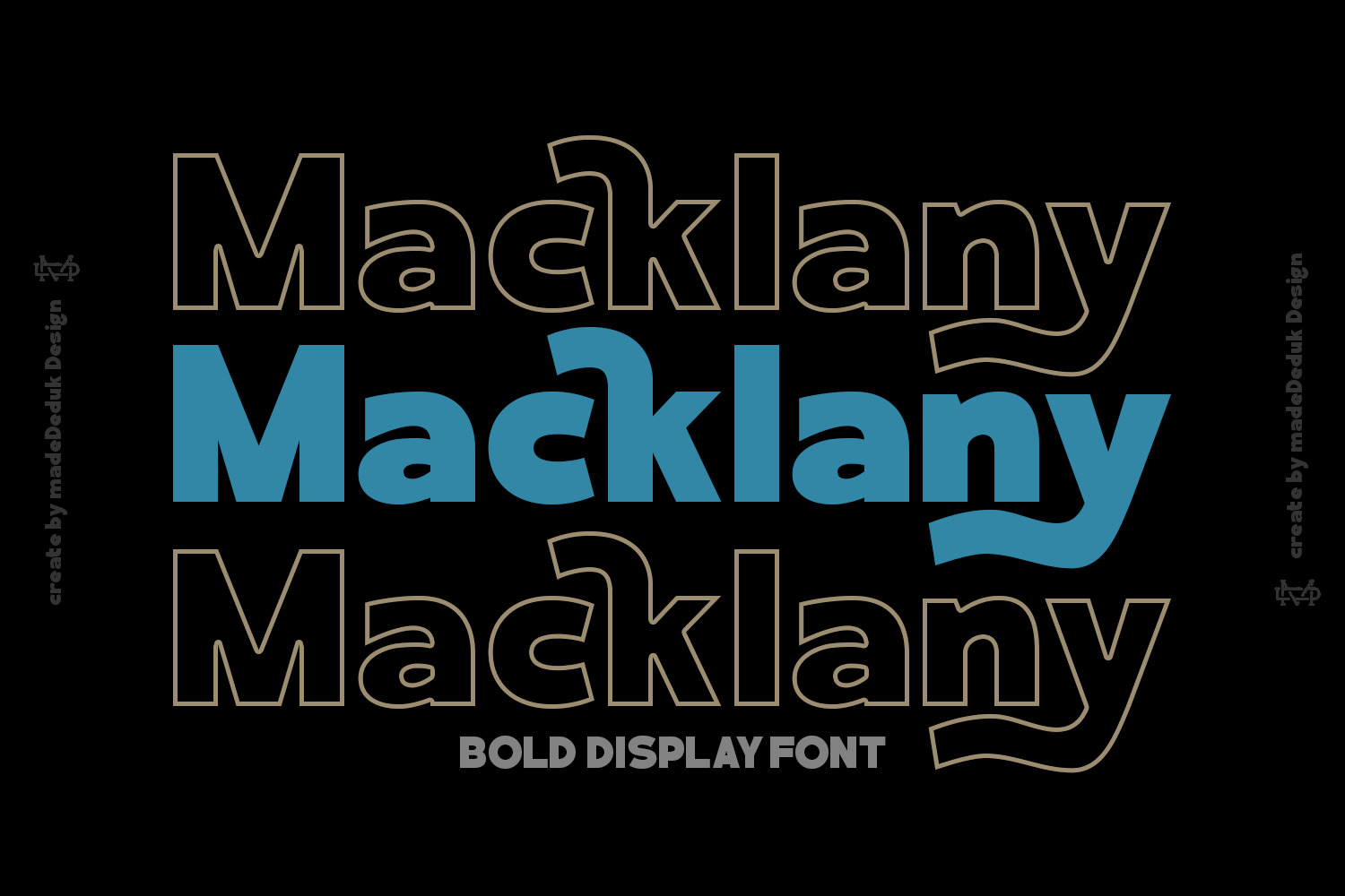 Macklany - Display Font