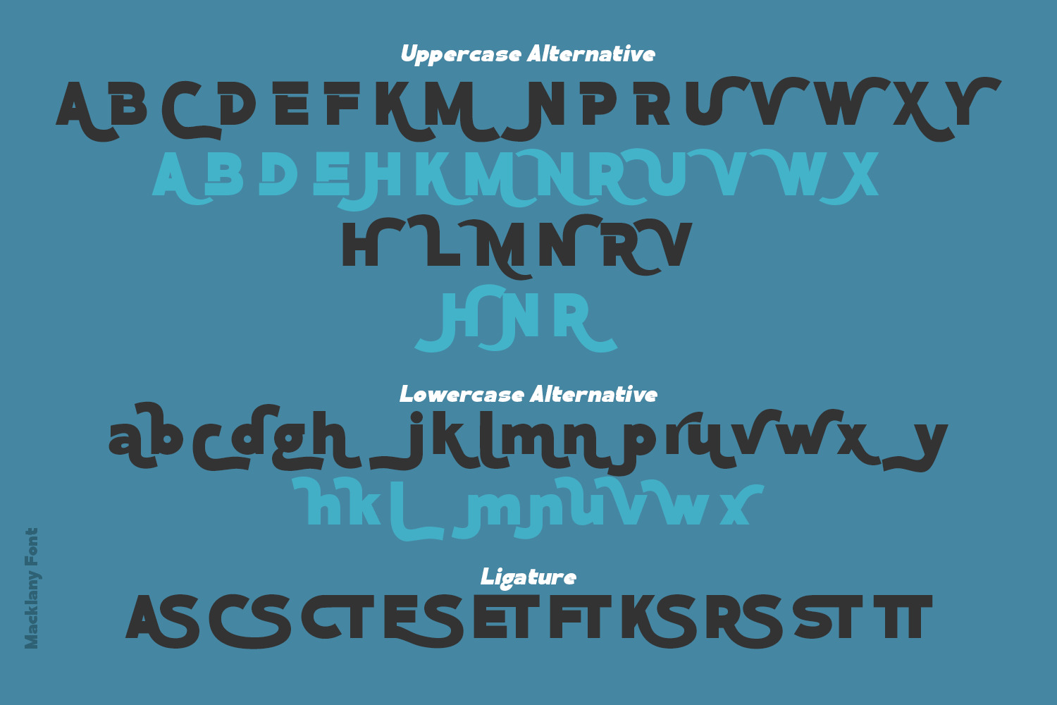 Macklany - Display Font