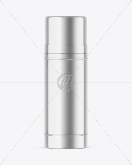 Metallic Thermo Bottle Mockup