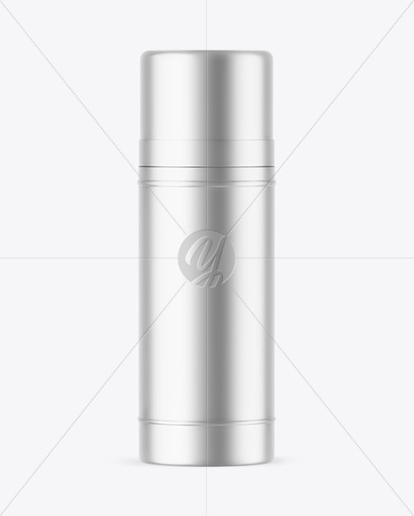 Matte Metallic Thermo Bottle Mockup