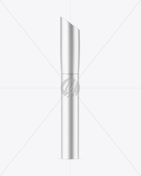 Matte Metallic Mascara Tube Mockup