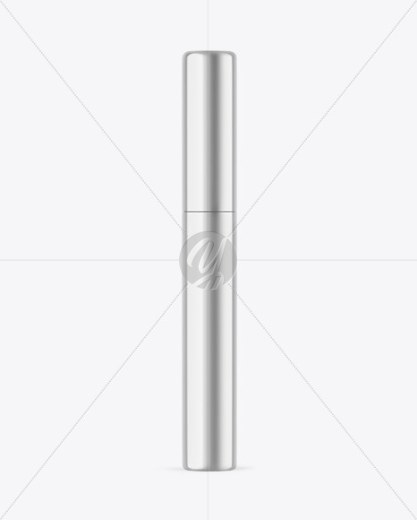 Metallic Mascara Tube Mockup