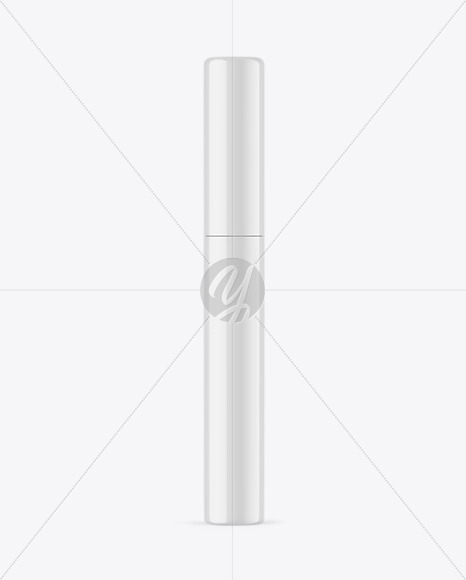 Glossy Mascara Tube Mockup