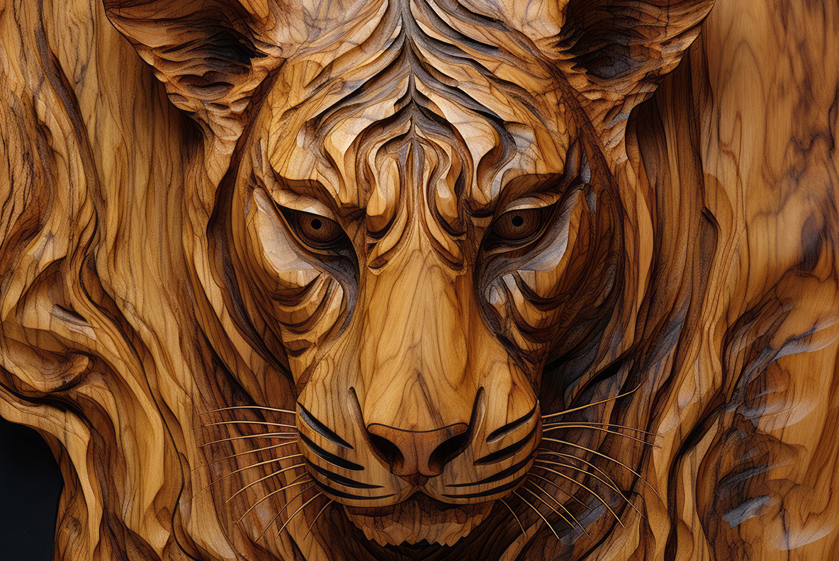 Wooden animals Wooden animals