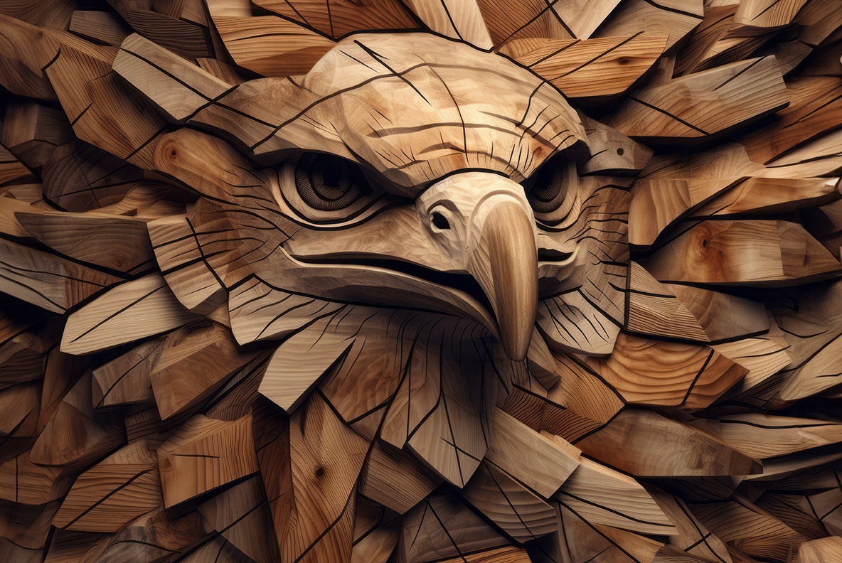Wooden animals Wooden animals