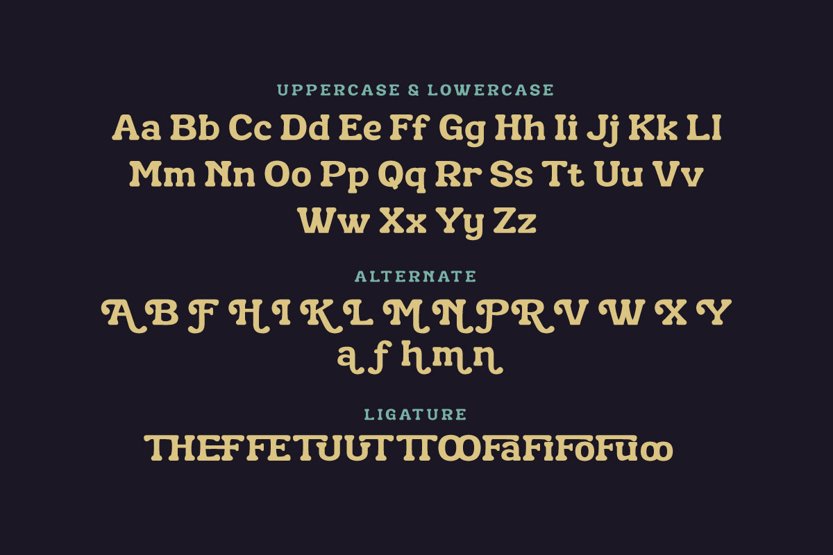 Nilkuza - Retro Display Font