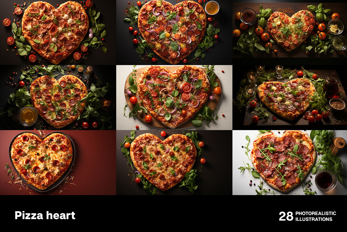 Pizza heart