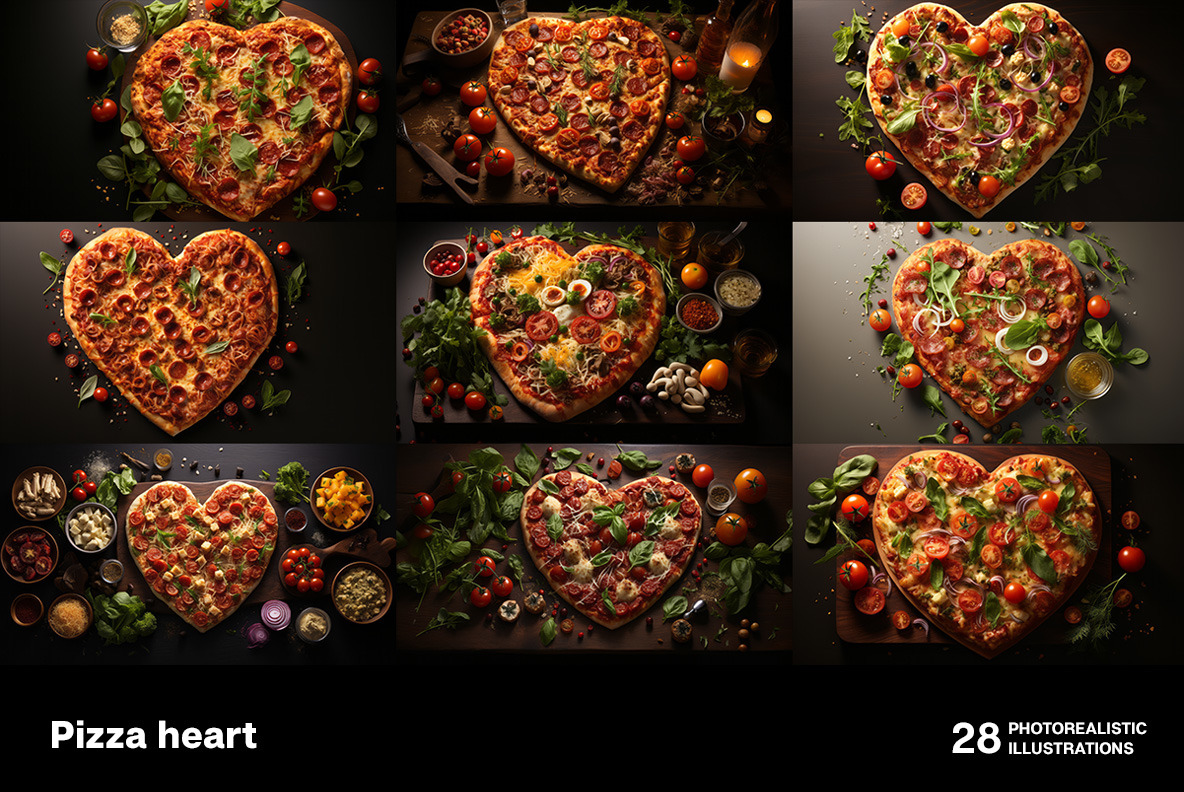 Pizza heart