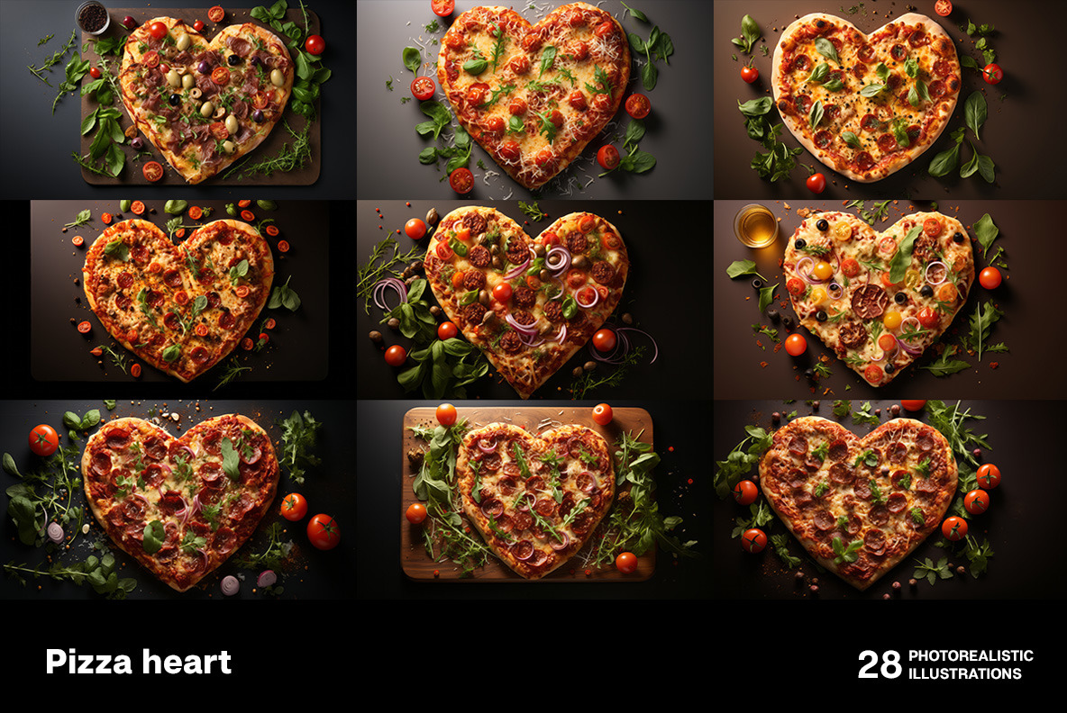 Pizza heart