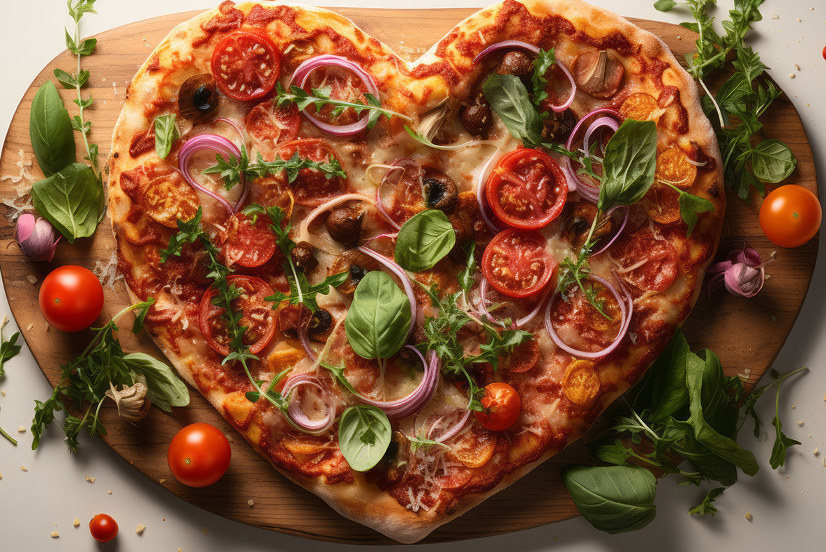 Pizza heart