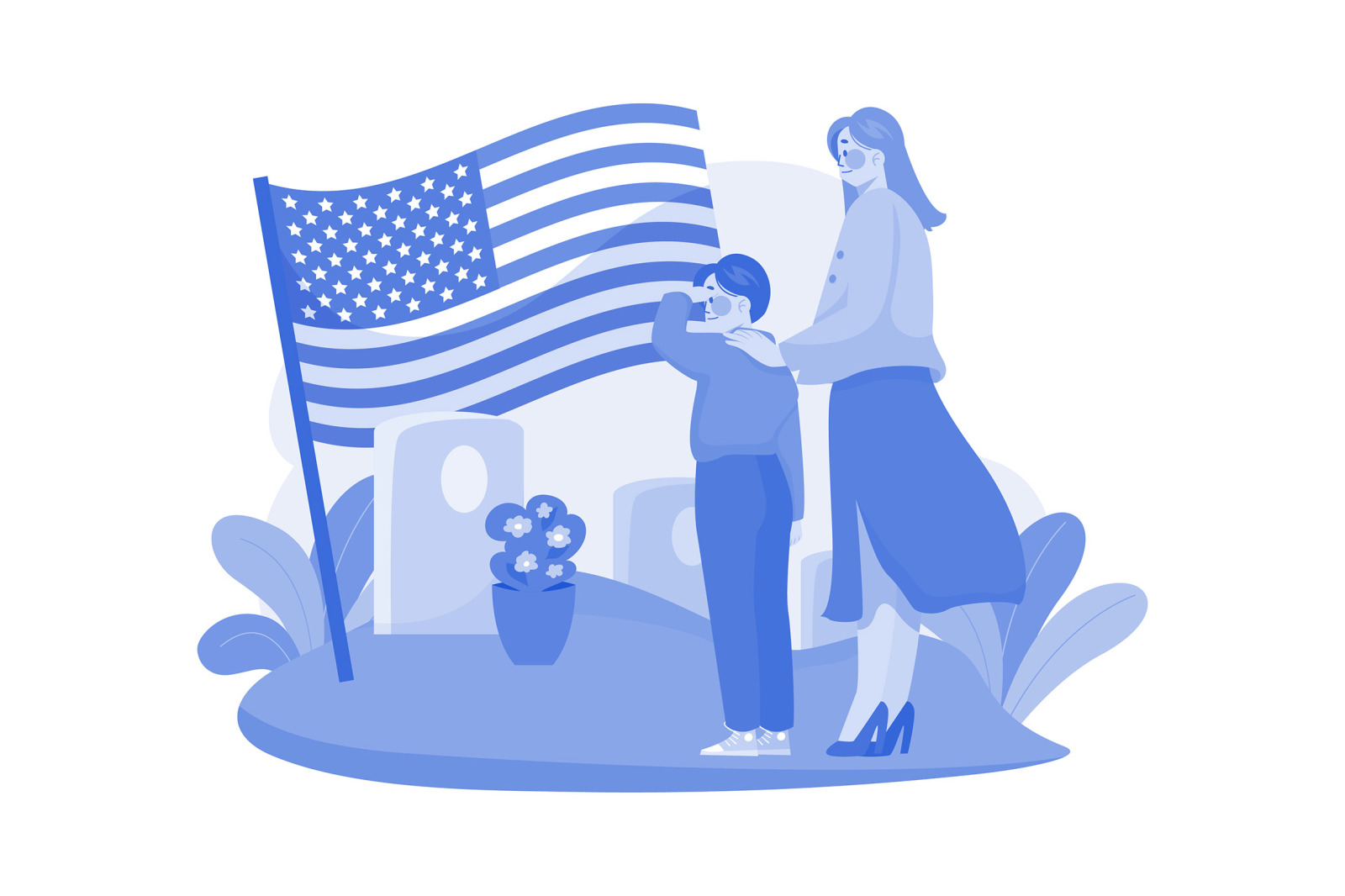 M665_Happy Veterans Day Illustration Pack M665_Happy Veterans Day Illustration Pack