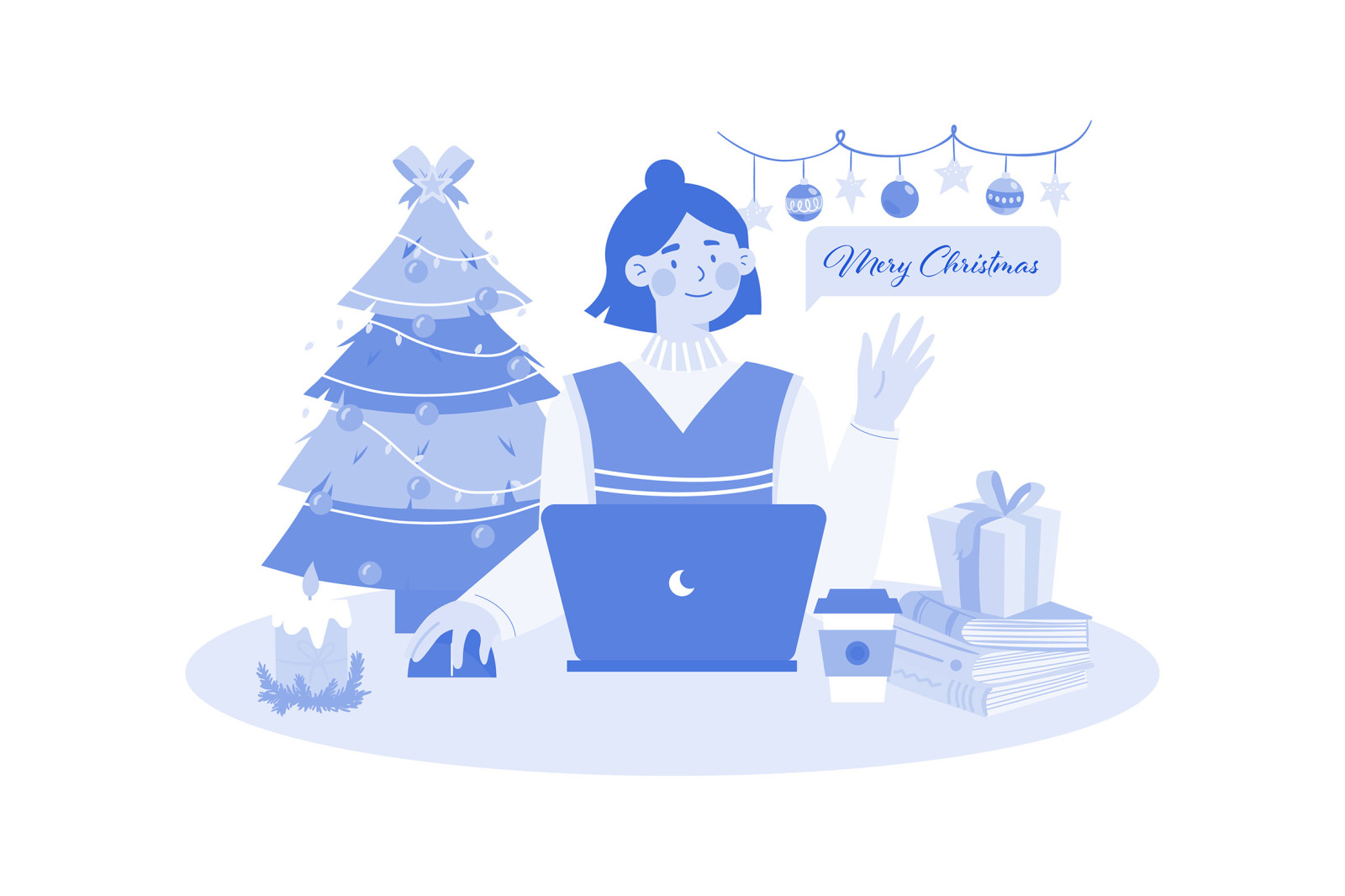 M664_Christmas Day Illustration Pack