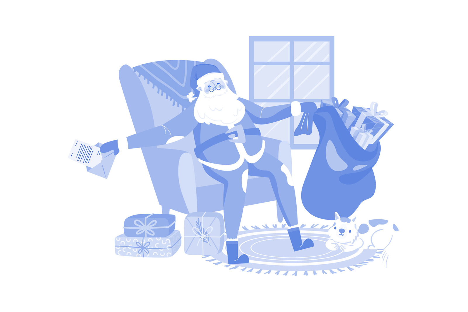 M664_Christmas Day Illustration Pack