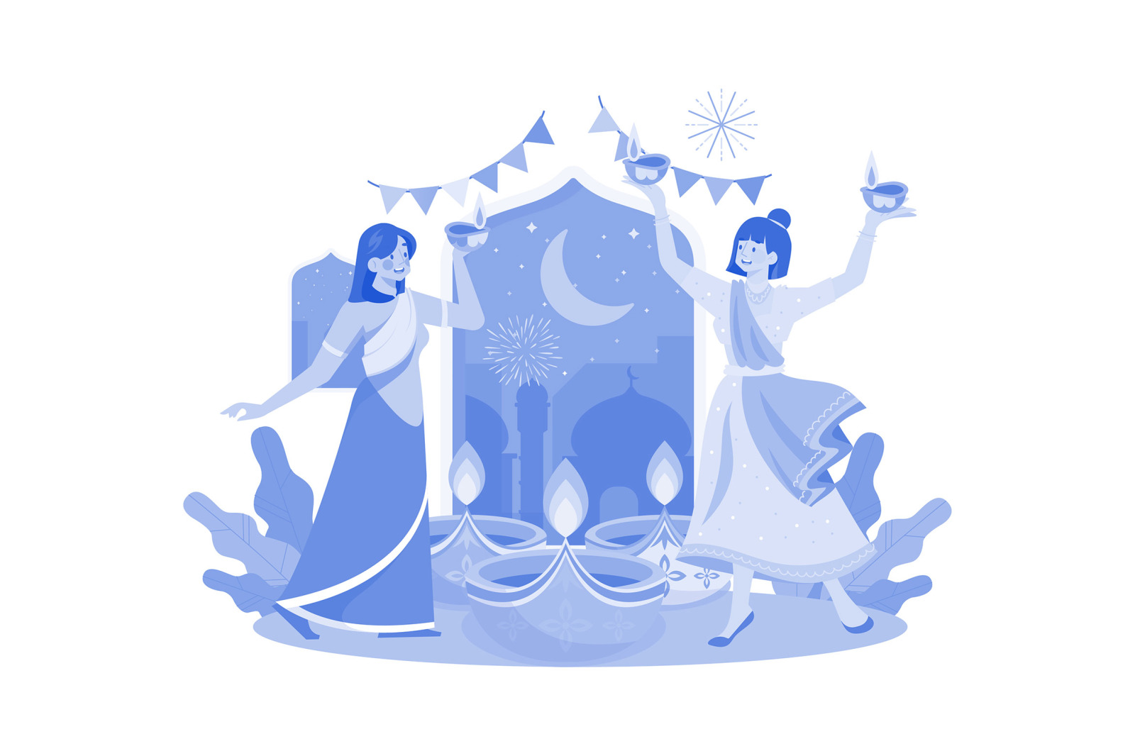 M661_Diwali Celebration Illustration Pack M661_Diwali Celebration Illustration Pack
