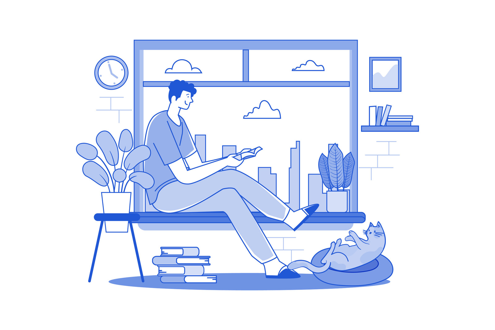 M658_People In Lockdown Illustration Pack M658_People In Lockdown Illustration Pack