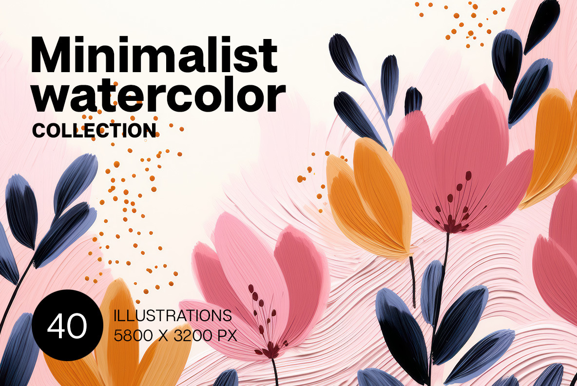 Minimalist watercolor Minimalist watercolor