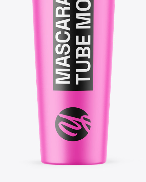 Matte Mascara Tube Mockup