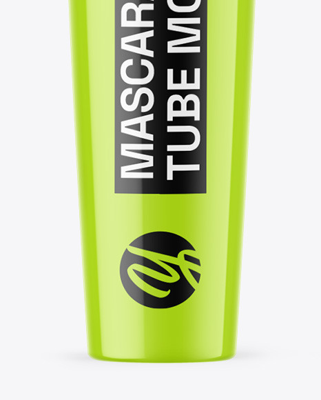 Glossy Mascara Tube Mockup