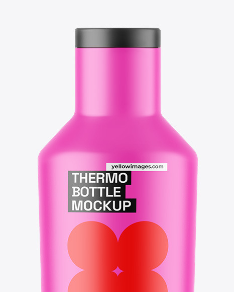 Matte Thermo Bottle Mockup