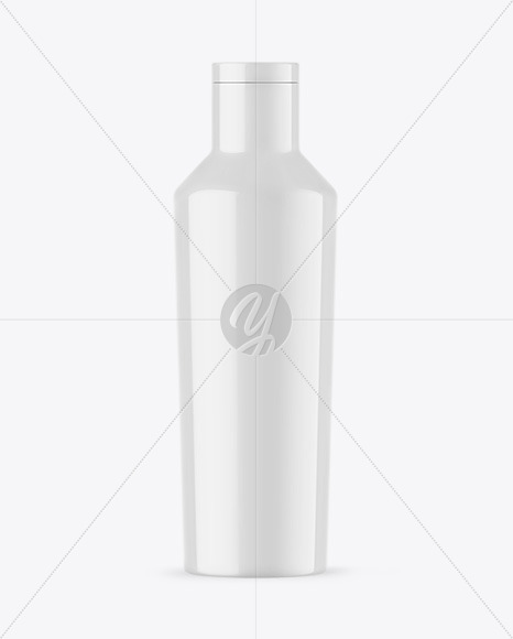 Glossy Thermo Bottle Mockup
