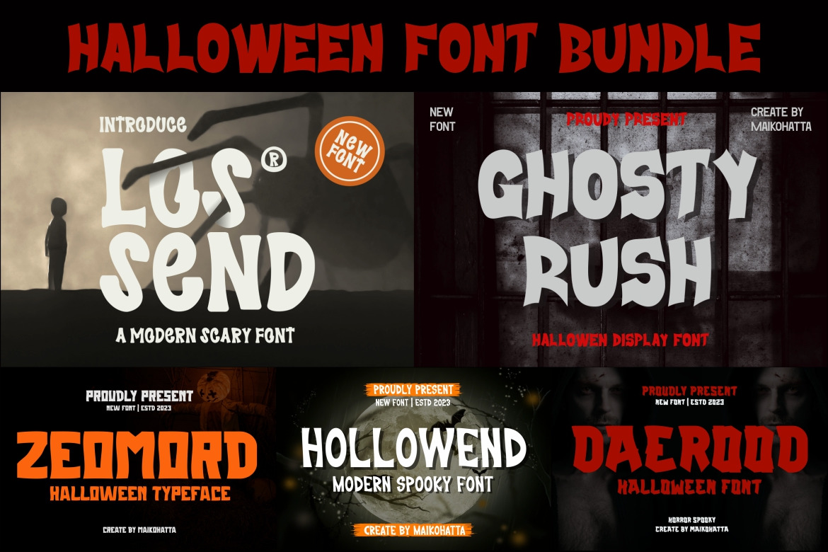 Halloween Font Bundle