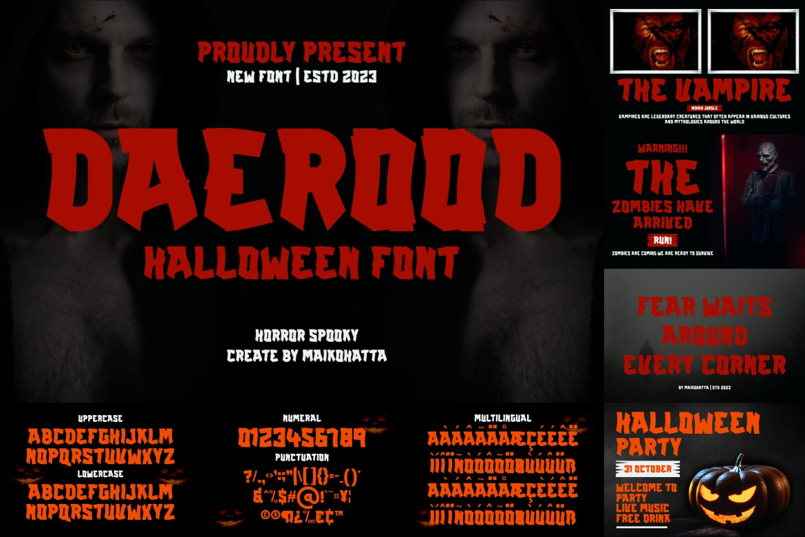 Halloween Font Bundle