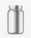 Metallic Protein Jar Mockup Metallic Protein Jar Mockup