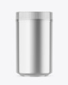 Metallic Protein Jar Mockup Metallic Protein Jar Mockup