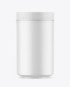 Matte Protein Jar Mockup