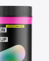 Matte Protein Jar Mockup