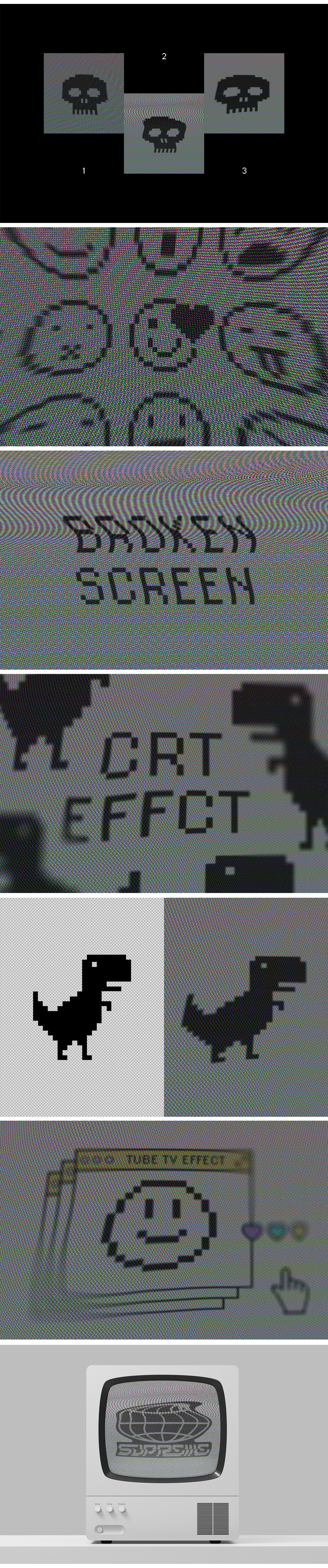 CRT TV Effect