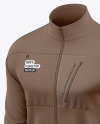 Men's Fleece Jacket Mockup