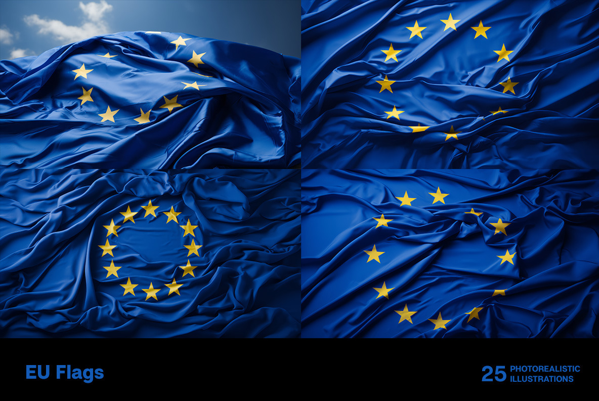 European Union Flags European Union Flags